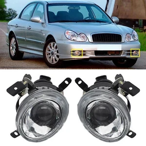1 PAIR For Hyundai Sonata 2002-2005 Front Bumper Fog Lights Driving lights - Picture 1 of 11