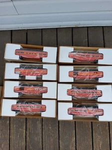 8 LIONEL O SOUTHERN PACIFIC DAYLIGHT ALUMINUM PASSENGER CARS 6-9589- 9593 6-7204 - Picture 1 of 8