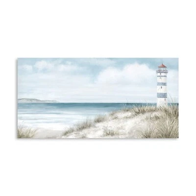 Lighthouse Canvas Wall Art Nautical Wall Decor Lighthouse Art Seagull Themed ... - Image 1 of 4