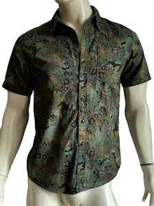 Blank NYC Short Sleeve Green Cotton Shirt Size Small Nwtgs - Picture 1 of 6