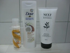 SANCTUARY BODY LOTION BUNDLE DOVE RESTORING NEXT BOTANICO MOISTURISING 525ml - Picture 1 of 5