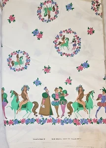 RAR Vintage Wamsutta Mills Stoff "Banned in Boston" Neuheit 1950 6 Jahre x 39 Zoll - Bild 1 von 11