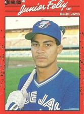 JUNIOR FELIX TORONTO BLUE JAYS #70 - DONRUSS NM-MT 1990