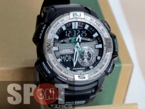 Casio Protrek Twin Sensor Analog-Digital Sport Men's Watch PRG-280-1 - Picture 1 of 5