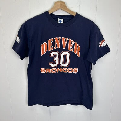 NFL Denver Broncos Terrell Davis #30 2000 Camiseta Vintage Juvenil Niños Talla XL Foto 1 de 4