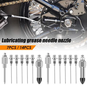 Machinery Grease Nozzles Anti Leaking Grease Needle Nozzles Kit for DEE - Picture 1 of 20