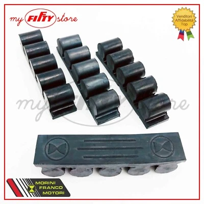 4X gommini alette cilindro Franco Morini T4 GS Oxford Peripoli RED TIR GO05