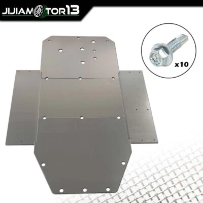 3/16" Aluminum Skid Plate Heavy Duty Fit For 2008-2014 Polaris Rzr Rzr-S 800 - Image 1 of 4