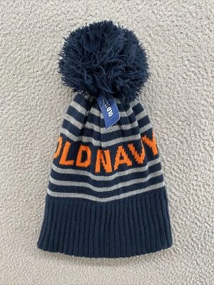 Chapéu gorro Old Navy unissex adulto malha Pom Pom esqui neve inverno Natal NOVO - Imagem 1 de 4