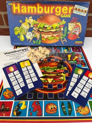 The Hamburger Game Spear's 1989 1st Gen Collectable board game 100% complete - Image 1 of 4