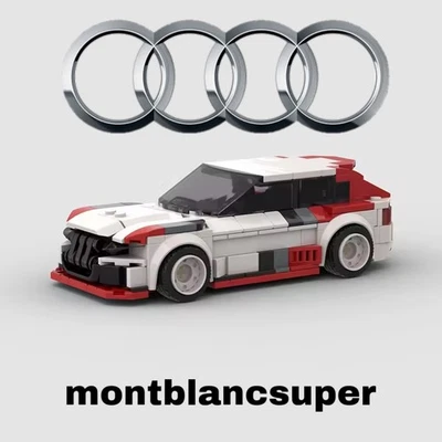 White Audi RS6 GT 322 Pcs Building Brick Set MOC - FREE DELIVERY! UK - Image 1 of 4