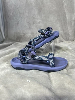 Youth TEVA Hurricane XLT 2 Strap Sandals Size 3 Kisha Purple - Image 1 of 4