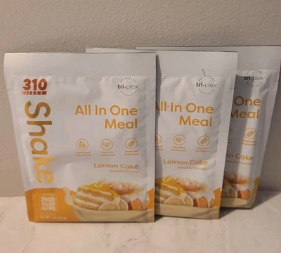310 Nutrition – All-In-One Meal Replacement Shake - 3 Packets - Lemon Cake - Image 1 of 2