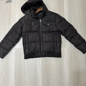 Mädchen North Face schwarzer gefütterter Mantel Große 14/16 - Bild 1 von 5