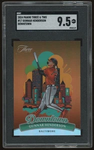 2024 Panini One Gunnar Henderson Three And Two Downtown Sgc 9.5 Orioles - Picture 1 of 2