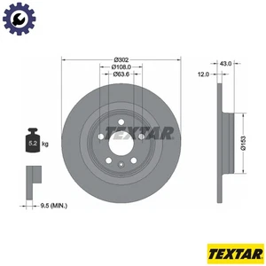 2x BRAKE DISC 92295105 FOR VOLVO ASIA B420T2/4204T31 2.0L 4cyl S90 2.0L 4cyl - Picture 1 of 9
