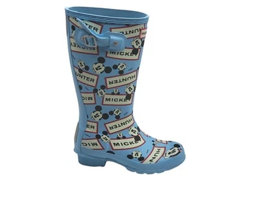 Hunter Disney Mickey Mouse Original Niños Botas de Lluvia Azul Talla 2 Niños 3 Niñas Foto 1 de 4
