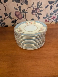 11- VINTAGE NORITAKE BREAD PLATES 6-3/8" BLUEDAWN #622 - Picture 1 of 6