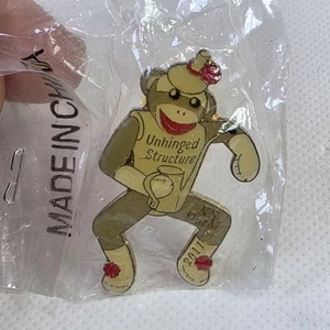 2011 Kansas Wizard Of Oz Sock Monkey Odyssey Of The Mind OotM Lapel Trading Pin - Picture 1 of 2
