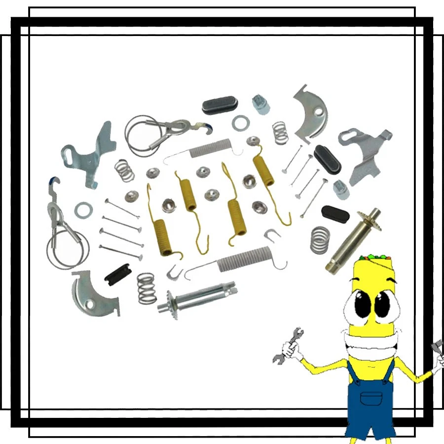 Kit completo de herrajes de tambor de freno trasero para AMC Javelin 1968-1974 con tambores traseros V8 Foto 1 de 1