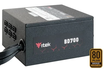 ITPSEBD700 itek BD700 alimentatore per computer 700 W 24-pin ATX ATX Nero - Immagine 1 di 4