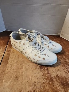 Rare Shoes Onitsuka Tiger MEXICO 66 1183C110 CREAM Tiger Print Mens Size 9 EUC  - Picture 1 of 10