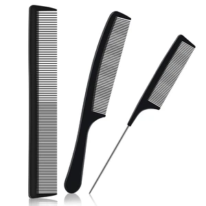 Kit Haarkamm - 3Pcs Professioneller Friseur Und Barbier Haarstyling Salon Kamm - - Bild 1 von 11