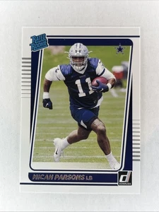 2021 Panini Donruss Rated Rookie #331 Micah Parsons Cowboys Packers - Picture 1 of 2