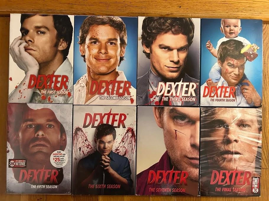 DEXTER THE COMPLETE SERIES : DVD Seasons 1-8-  USED/NEW --- FREE SHIPPING - Image 1 of 1