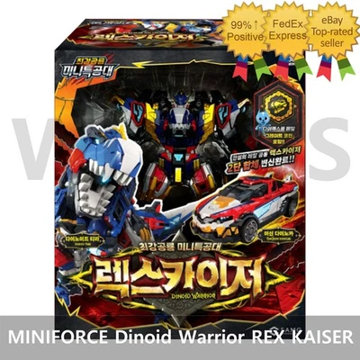 MINIFORCE Dinoid Warrior REX KAISER Transformer Robot Body Toy Rexkaiser 2025_ - Image 1 of 4