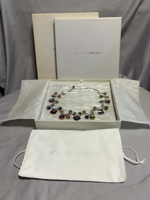 Raro collar Swarovski Atelier Peter Pilotto llamativo como nuevo en caja con etiquetas Foto 1 de 4