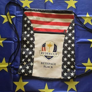 NUEVO 2025 Ryder Cup BethPage Bolso Bandolera Negro. Sección con cremallera agotada en Locati - Imagen 1 de 6