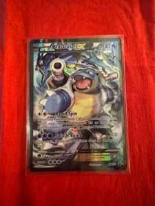 Juego de cartas coleccionables Pokémon Blastoise EX XY122 Black Star Promo Full Art Holo - Imagen 1 de 3