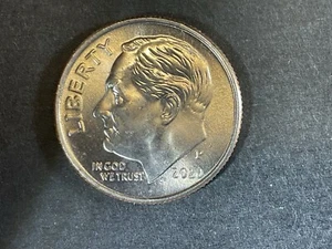 2020 P Dime Uncirculated Error Die Slip To Of Flame - Picture 1 of 4