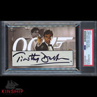 Timothy Dalton signed 3x5 Custom Card Cut PSA DNA Slabbed James Bond Auto C2101 Only $749.00 on eBay