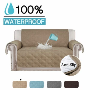 100% Waterproof Sofa Covers Couch Covers Slip Covers for Dogs with Strap 1/2/3/4 - Picture 1 of 31
