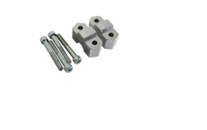 Elevadores de manillar para BMW F750GS mueve barra hacia arriba 255 mm Hornig Silver anodizado - Imagen 1 de 2