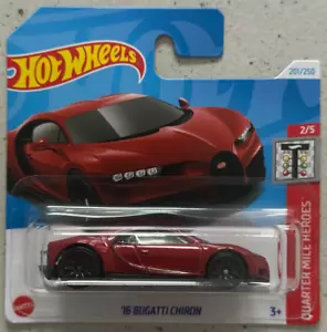 Hot Wheels BUGATTI CHIRON with Protect Quarter Mile Heroes super sport veyron - Picture 1 of 4