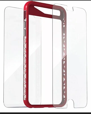 Funda protectora Zagg iPhone 6/6s Orbit Extreme cuerpo completo HDX escudo invisible roja Foto 1 de 4