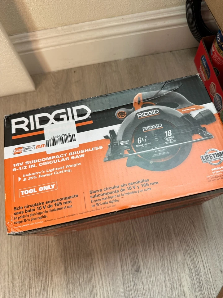 RIDGID 140mm Circular Saw Tool Only (No Battery) - Image 1 of 1