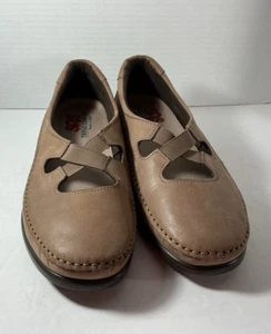 SAS Tripad Crissy Women’s Size 9 Shoe Tan Leather Slip On Walking Comfort Shoe - Picture 1 of 6