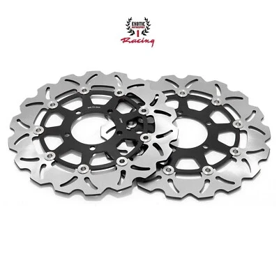 Triumph Daytona Street Triple 675 675R Thruxton 1200 R RS Front Brake Rotors - Image 1 of 4