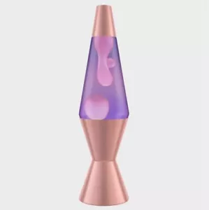 LAVA 14.5" Rose Gold Novelty Table Lamp: Electric Wax Motion Light for All Ages - Picture 1 of 3