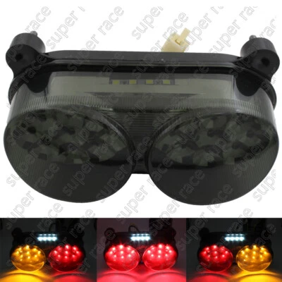 Luz trasera integrada señal de giro de freno para Kawasaki ZR7S ZX6R ZX9R ZZR600 ZX900 Foto 1 de 4