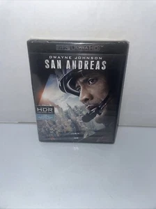 San Andreas (4k Ultra HD, 2015) New / Sealed NO Slipcover The Rock Dwayne - Imagen 1 de 4