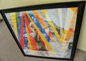 Larry Rivers 1923-1977 Pop Art master hand signed numbered 1977 gallery poster - Picture 1 of 16