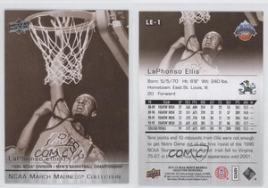 2014 Upper Deck NCAA March Madness Collection Sepia LaPhonso Ellis Short Print