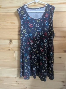 Girls Size XL (14-16) dress stars red/white/blue patriotic - Picture 1 of 3