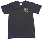 Gold's Gym T-Shirt Tee Mens Size Small Black Solid Short Sleeve Graphic Pullover
