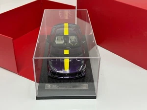 1/18 Ferrari 812 Competizione HK púrpura base carbono modelo # 1 de 29 SE1023 - Imagen 1 de 9